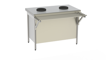 MEUBLE PRE TRI AVEC 2 POUBELLES CPB05R INCLUSES