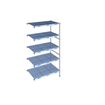 RAYONNAGE CLAYETTES POLY ANGLE 5N L1151XP560XH205