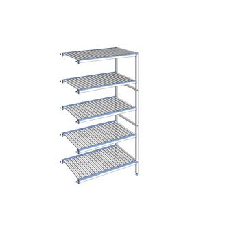 RAYONNAGE CLAYETTES ALU ANGLE 5N L1151XP560XH2050