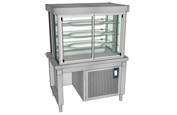 MEUBLE BOISS VITRINE 3N L.1350 DL GPE O3