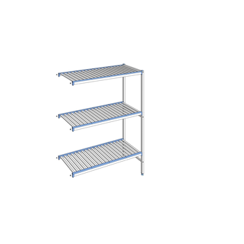 RAYONNAGE CLAYETTES ALU ANGLE 3N L1353XP500XH1750