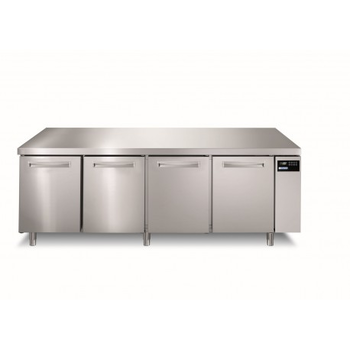 MEUBLE RÉFRIGÉRÉ GN1/1 POSITIF, 4 PORTES,SS GROUPE