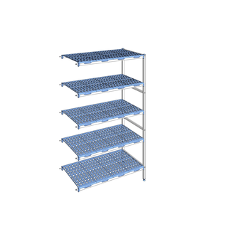 RAYONNAGE CLAYETTES POLY ANGLE 5N L1251XP560XH205