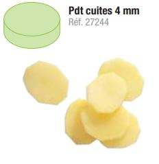 DISQUE ÉMINCEUR POMMES DE TERRE CUITES 4 MM