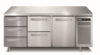 MEUBLE RÉFRIGÉRÉ GN1/1 POSITIF, 3 PORTES, SPRING+