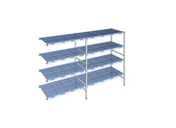 RAYONNAGE CLAYETTES POLY ANGLE 4N L2793XP560XH175