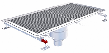 CANIVEAU EPUR INOX COMPLET SOL SOUPLE /CAILLEBOTIS