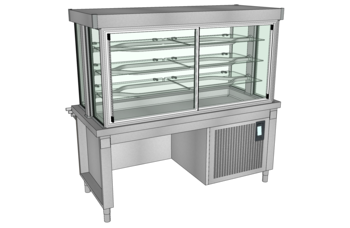 MEUBLE BOISS VITRINE 3N L.1930 DL SANS GPE O3