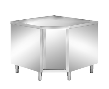 MEUBLE D'ANGLE CENTRAL INOX 304