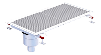 CANIVEAU EPUR INOX COMPLET SOL SOUPLE /CAILLEBOTIS