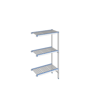 RAYONNAGE CLAYETTES ALU ANGLE 3N L 951XP400XH1750