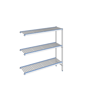 RAYONNAGE CLAYETTES ALU ANGLE 3N L1755XP400XH1750
