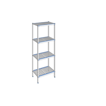 RAYONNAGE CLAYETTES ALU LIGNE 4N L 790XP400XH2050