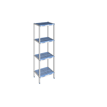 RAYONNAGE CLAYETTES POLY LIGNE 4N L 690XP400XH205