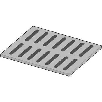 PLATEAU PERFO INOX 50 X 61