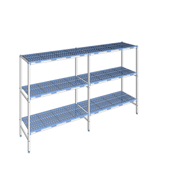 RAYONNAGE CLAYETTES POLY LIGNE 3N L3036XP500XH175