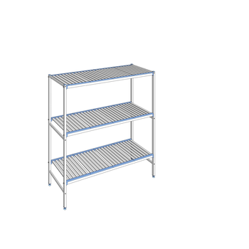RAYONNAGE CLAYETTES ALU LIGNE 3N L1694XP560XH1750