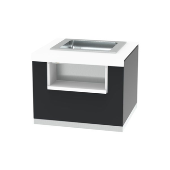 GASTROBUFFET CUVEFROIDE 2 BACS NICHE+PLAN ASSIETTE