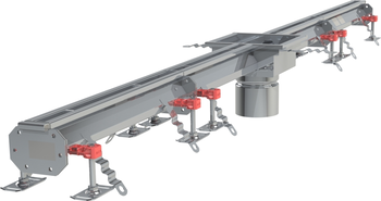 CANIVEAU MODUL 20 - L2000 - HAUT75/80 - INOX 304