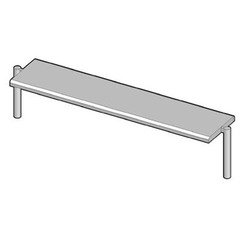 ETAGERE NEUTRE 1 NIVEAU L.1800