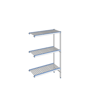 RAYONNAGE CLAYETTES ALU ANGLE 3N L1151XP400XH1750