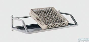 ETAGERE MURALE INCLINEE 2600MM AVEC TOLE DE FOND