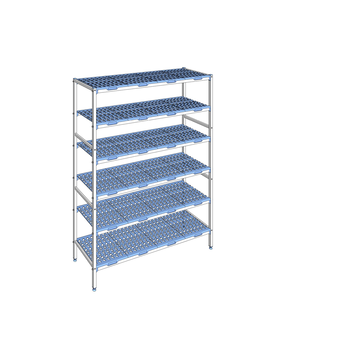 RAYONNAGE CLAYETTES POLY LIGNE 6N L1594XP500XH205