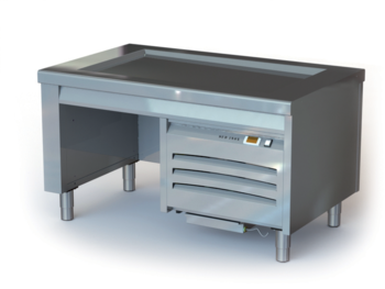 MEUBLE RÉFRIGÉRÉ(DÉC.4GN 25MM) SUR BAIE LIBRE SANS