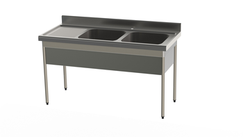 PLONGE RAYONNEE 1600X700 2 CUVES 50.50.30 -EG. A G