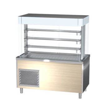 MEUBLE VITRINE(DÉC.3GN 25MM) SUR BAIE LIBRE SANS G