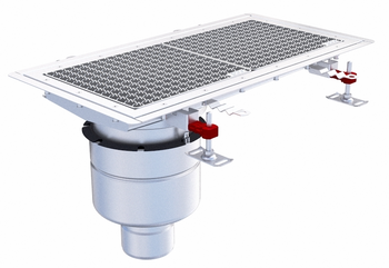 CANIVEAU EPUR INOX COMPLET SOL SOUPLE /CAILLEBOTIS