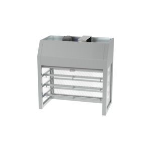 SELF-SERVICE VITRINE REFRIGERE 3 NIVEAUX SS FOND