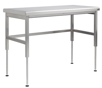 TABLE HAUTEUR VARIABLE RAYONNEE TOUT INOX AISI 304