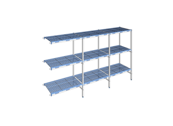 RAYONNAGE CLAYETTES POLY ANGLE 3N L3131XP500XH175