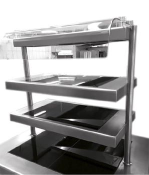 PRÉSENTOIR CHAUFFANT 1 NIVEAU VITROCÉRAMIQUE