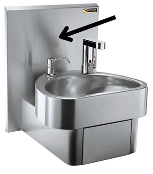 DOSSERET PR LAVE MAINS CLINIUM 460 X 550