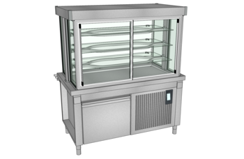MEUBLE HO VITRINE 3N L.1600 RESERVE 1GN2/1 GPE O3