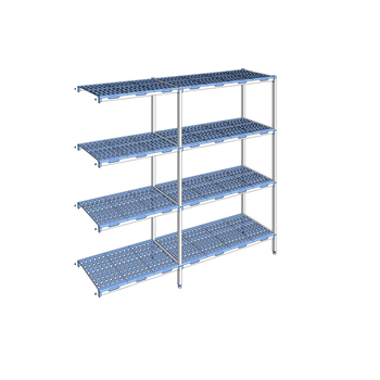 RAYONNAGE CLAYETTES POLY ANGLE 4N L2293XP500XH205