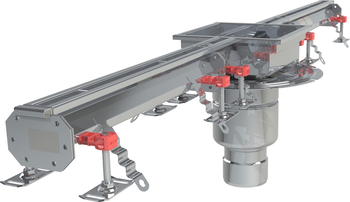 CANIVEAU MODUL 20 - L1500 - HAUT70/75 - INOX 304