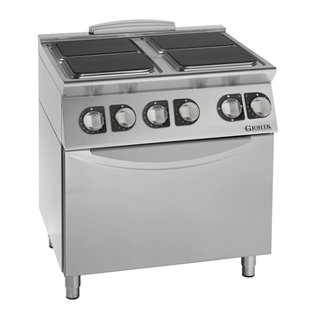 FOURNEAU PLAQUE ÉLECTRIQUE CARRÉE, 4 FEUX