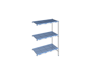 RAYONNAGE CLAYETTES POLY ANGLE 3N L1251XP500XH175