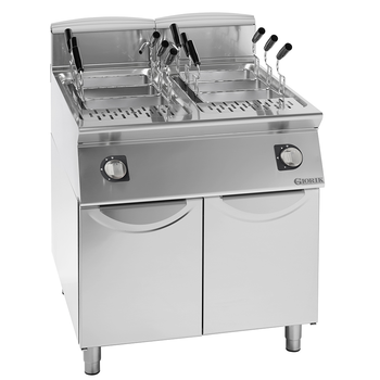 CUISEUR À PÂTES, GAZ, 2 CUVES