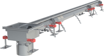 CANIVEAU MODUL 20 - L2000 - HAUT70/80 - INOX 304