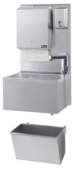 LAVE-MAINS 460X380X855 A COMMANDE FEMORALE DOSSERE