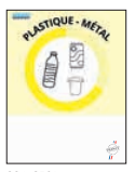 STICKER SIGNALISATION (PLASTIQUE METAL)