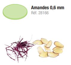 DISQUE ÉMINCEUR AMANDES 0,6 MM