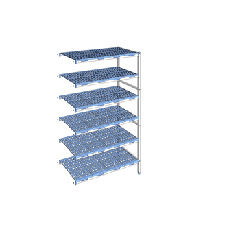 RAYONNAGE CLAYETTES POLY ANGLE 6N L1251XP560XH205