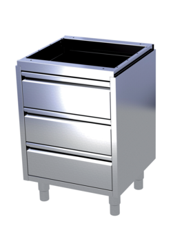 BLOC 3 TIROIRS SANS DESSUS(GN)