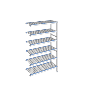 RAYONNAGE CLAYETTES ALU ANGLE 6N L1251XP400XH2050