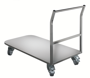 CHARIOT PLATEFORME 1200X600 AVEC TOLE PLEINE AMOVI
